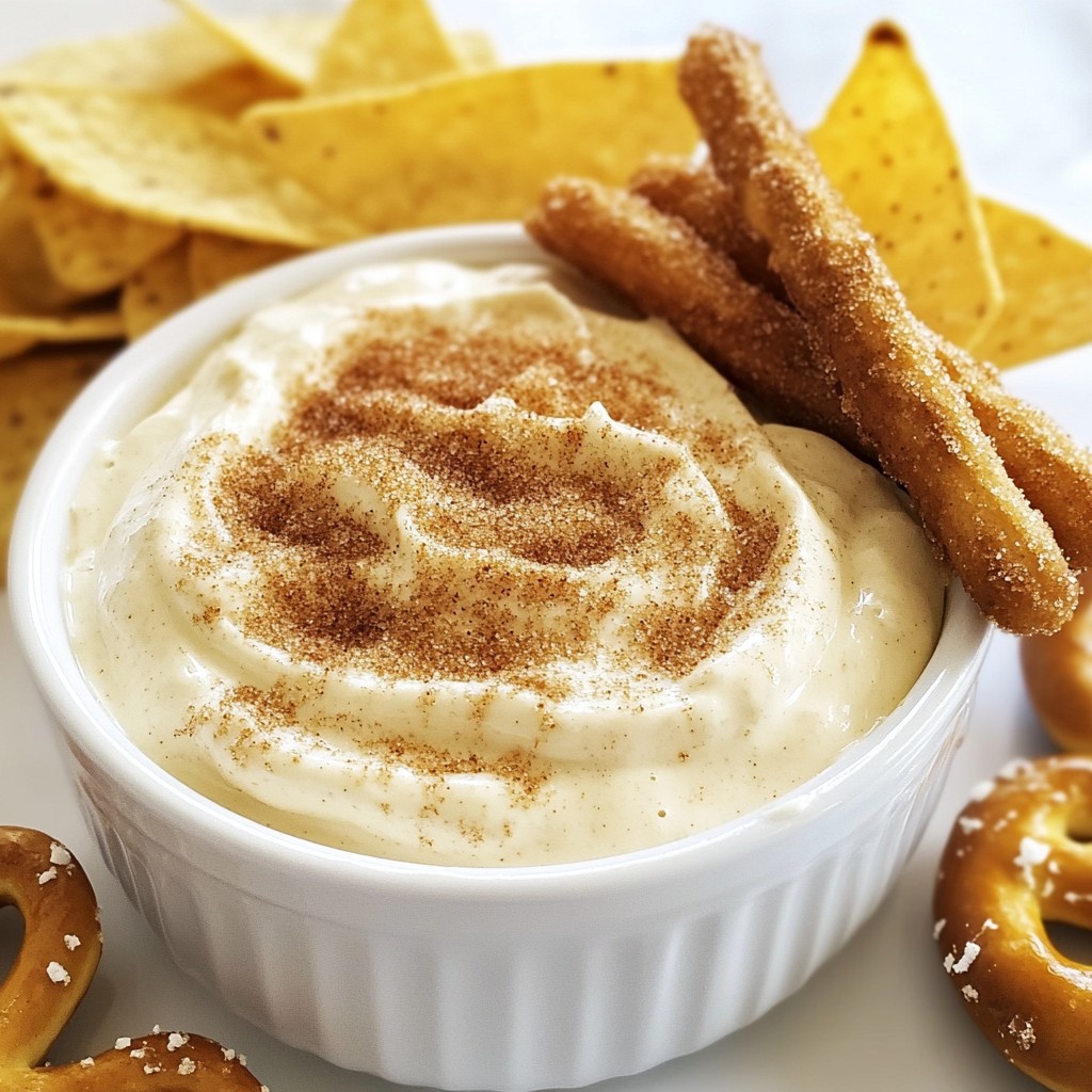 Churro Cheesecake Dip Irresistible Sweet Treat Idea