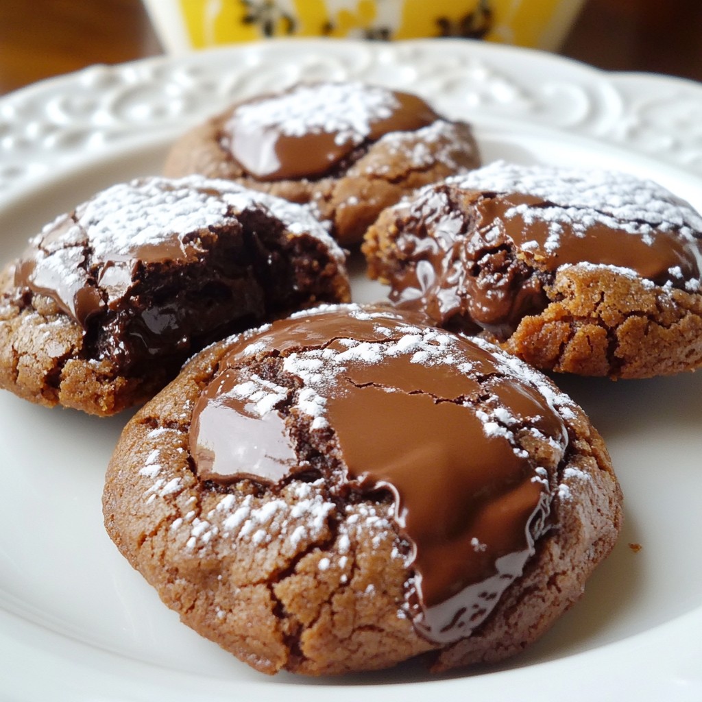 Gooey Chocolate Lava Cookies Irresistible Treat Recipe