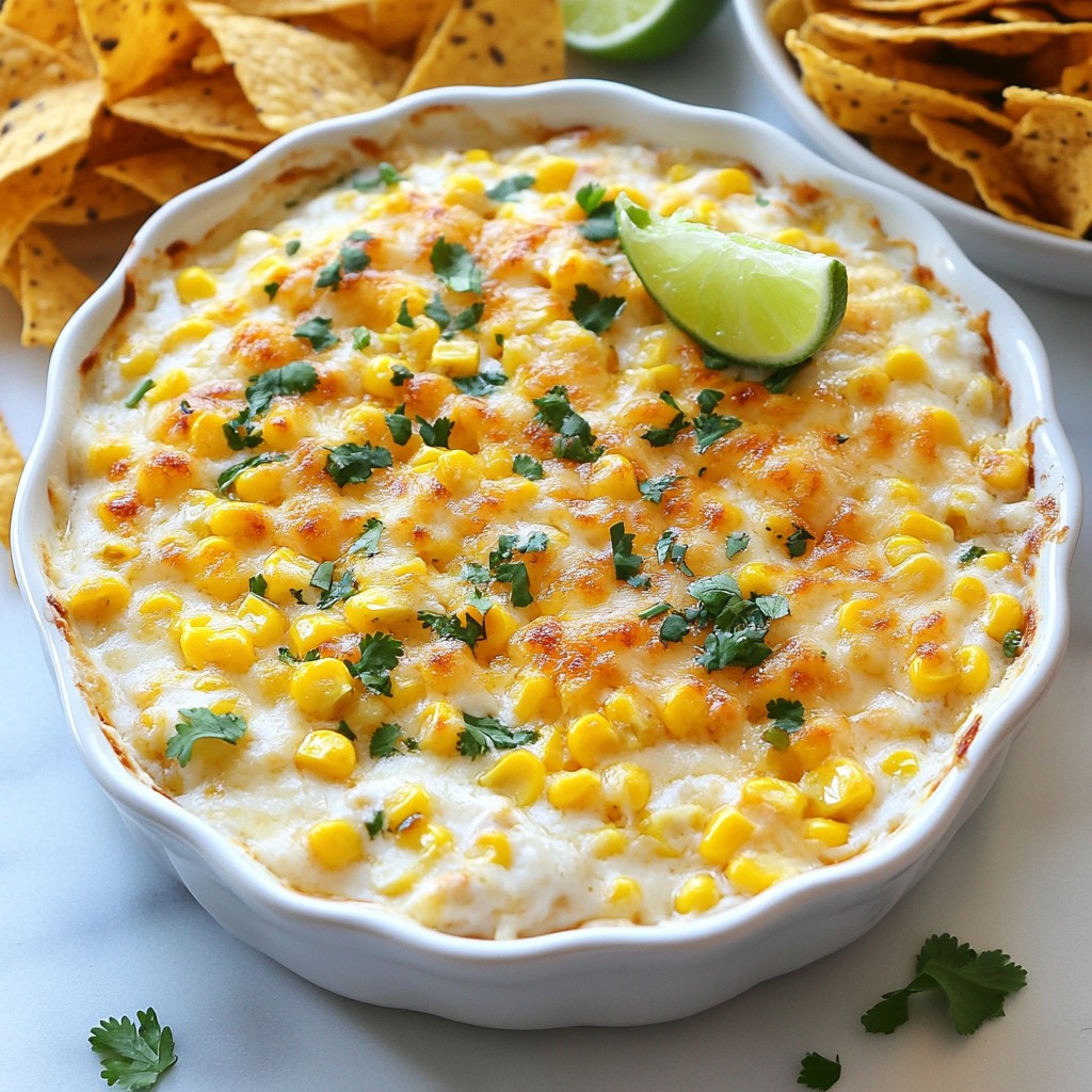 Cheesy Mexican Street Corn Dip Easy Party Delight