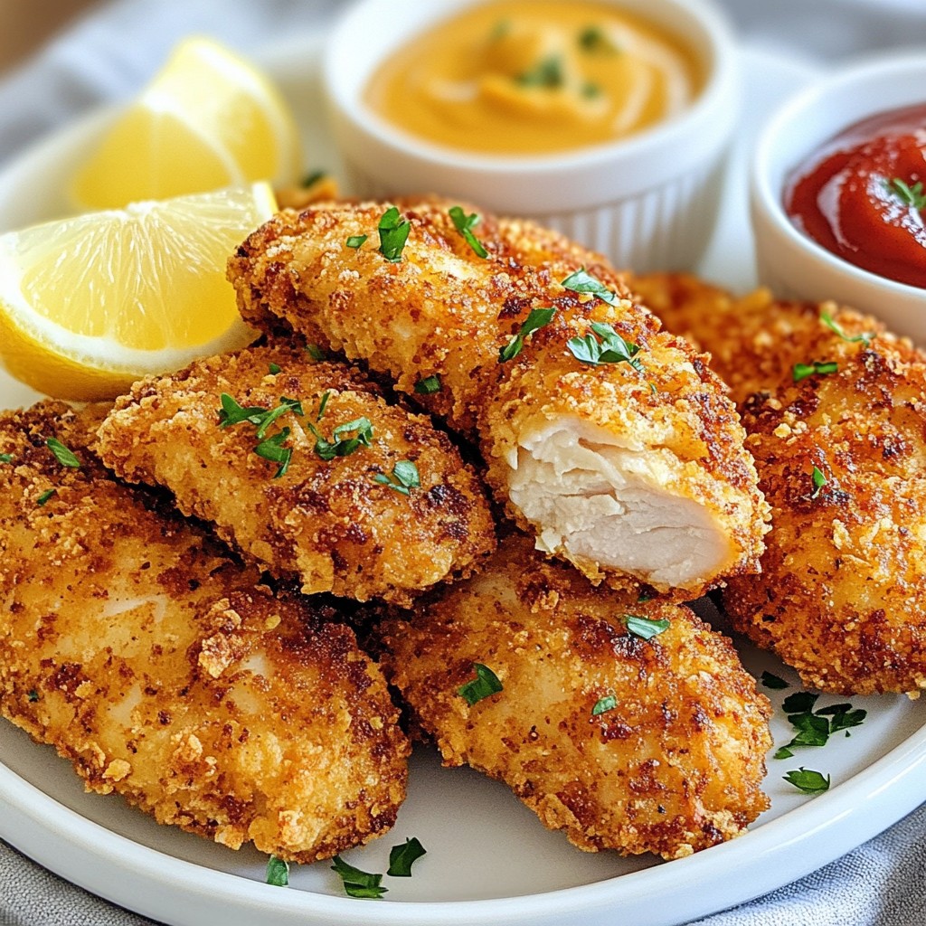 Crispy Air Fryer Chicken Tenders Easy Dinner Choice