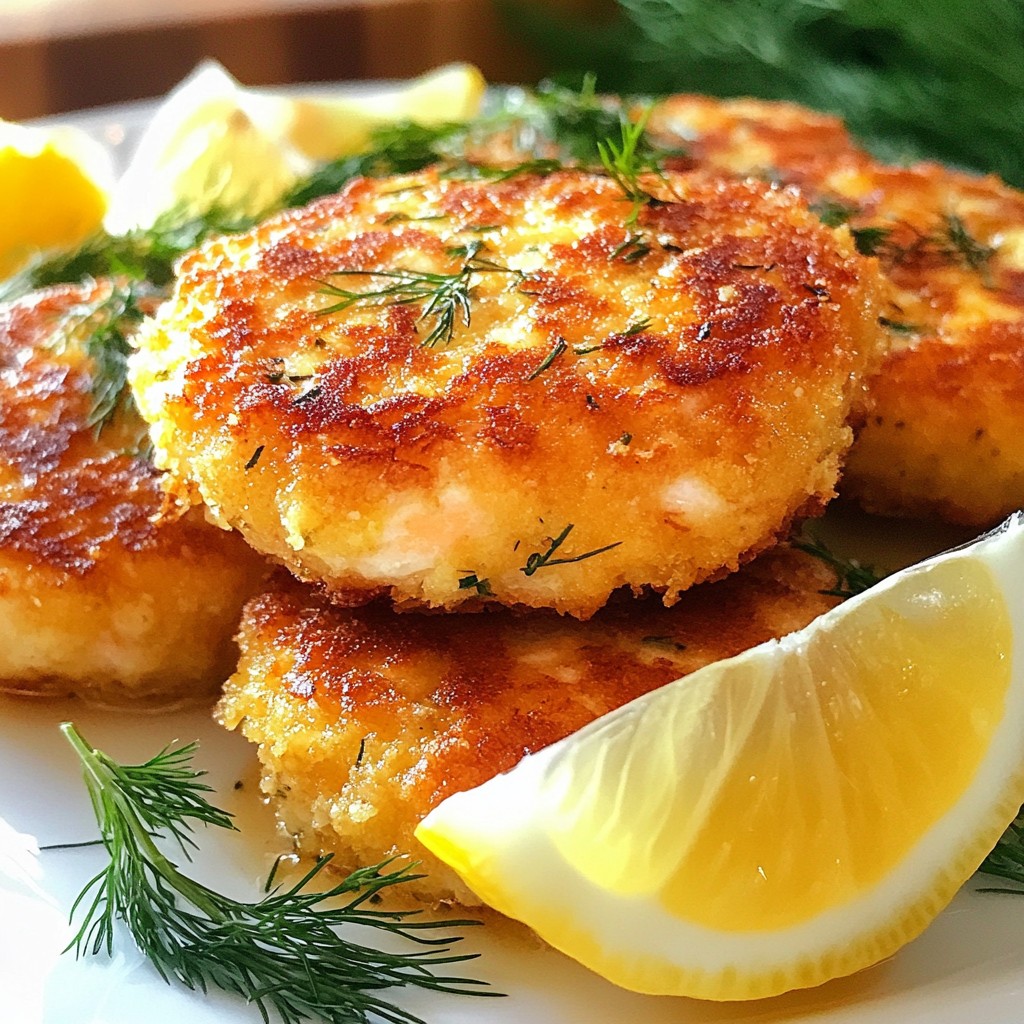 Lemon Dill Salmon Patties Flavorful and Easy Recipe