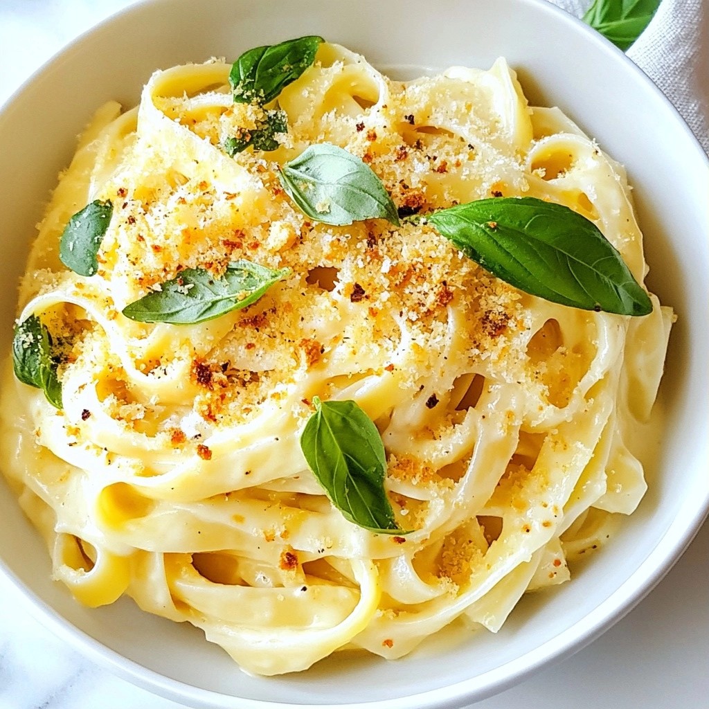 Silky Creamy Roasted Garlic and Basil Pasta Delight