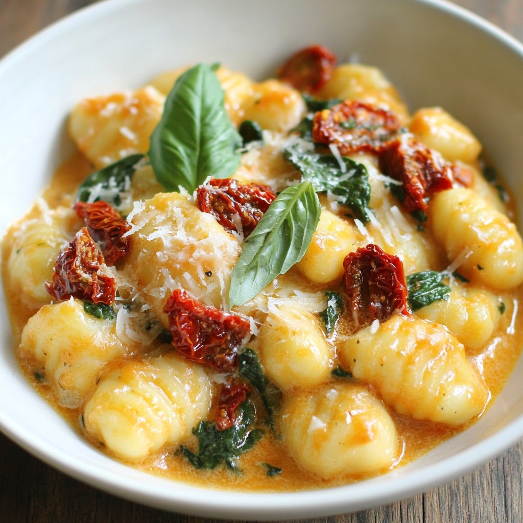Creamy Sun-Dried Tomato Gnocchi Flavorful Delight