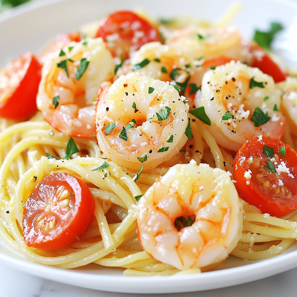 Quick Garlic and Herb Shrimp Pasta Easy Weeknight Meal