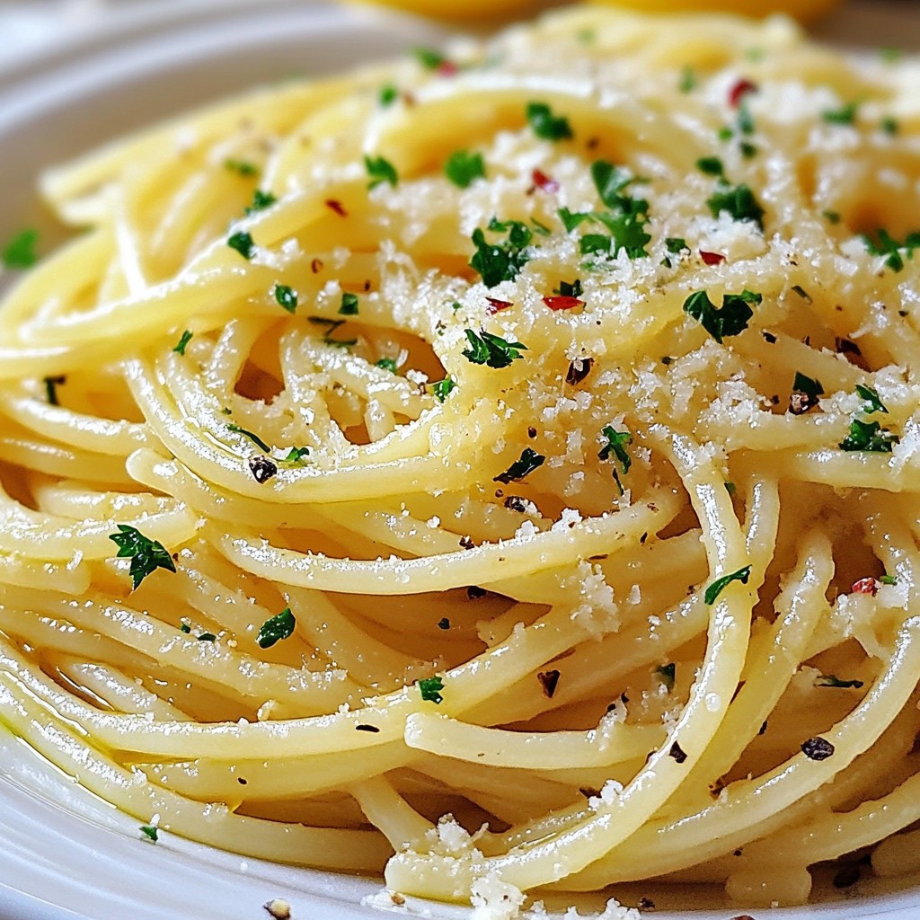 Savory Spaghetti Aglio e Olio Easy Weeknight Recipe