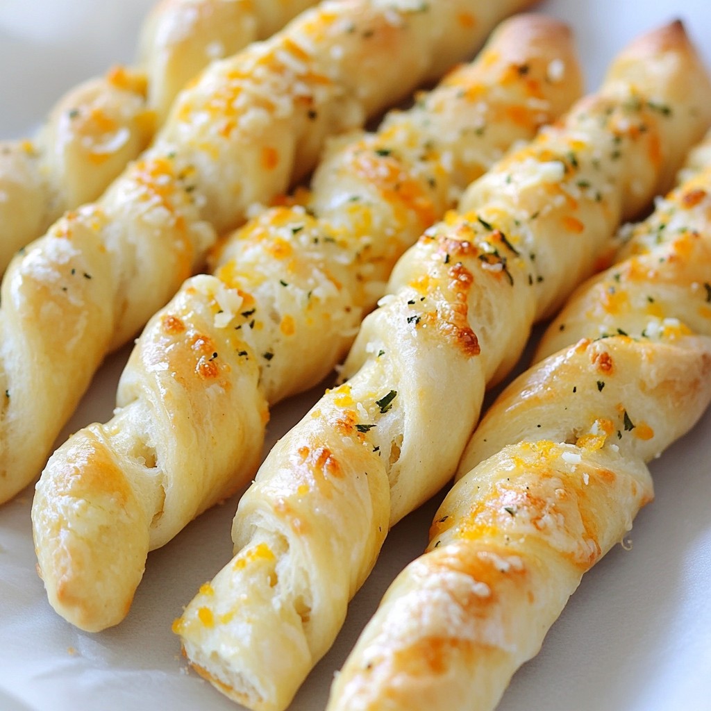 Garlic Parmesan Twisted Breadsticks Easy Recipe Now