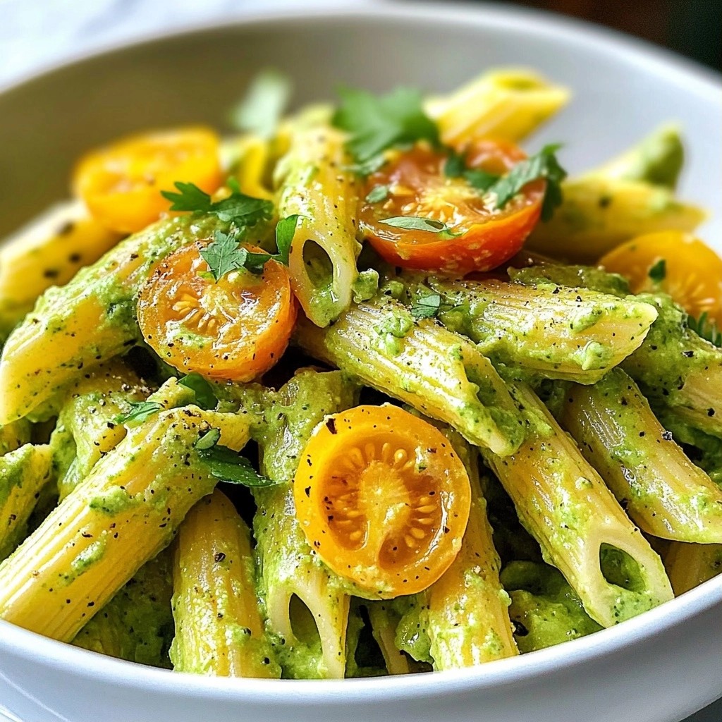 Spicy Jalapeño and Avocado Creamy Pasta Delight