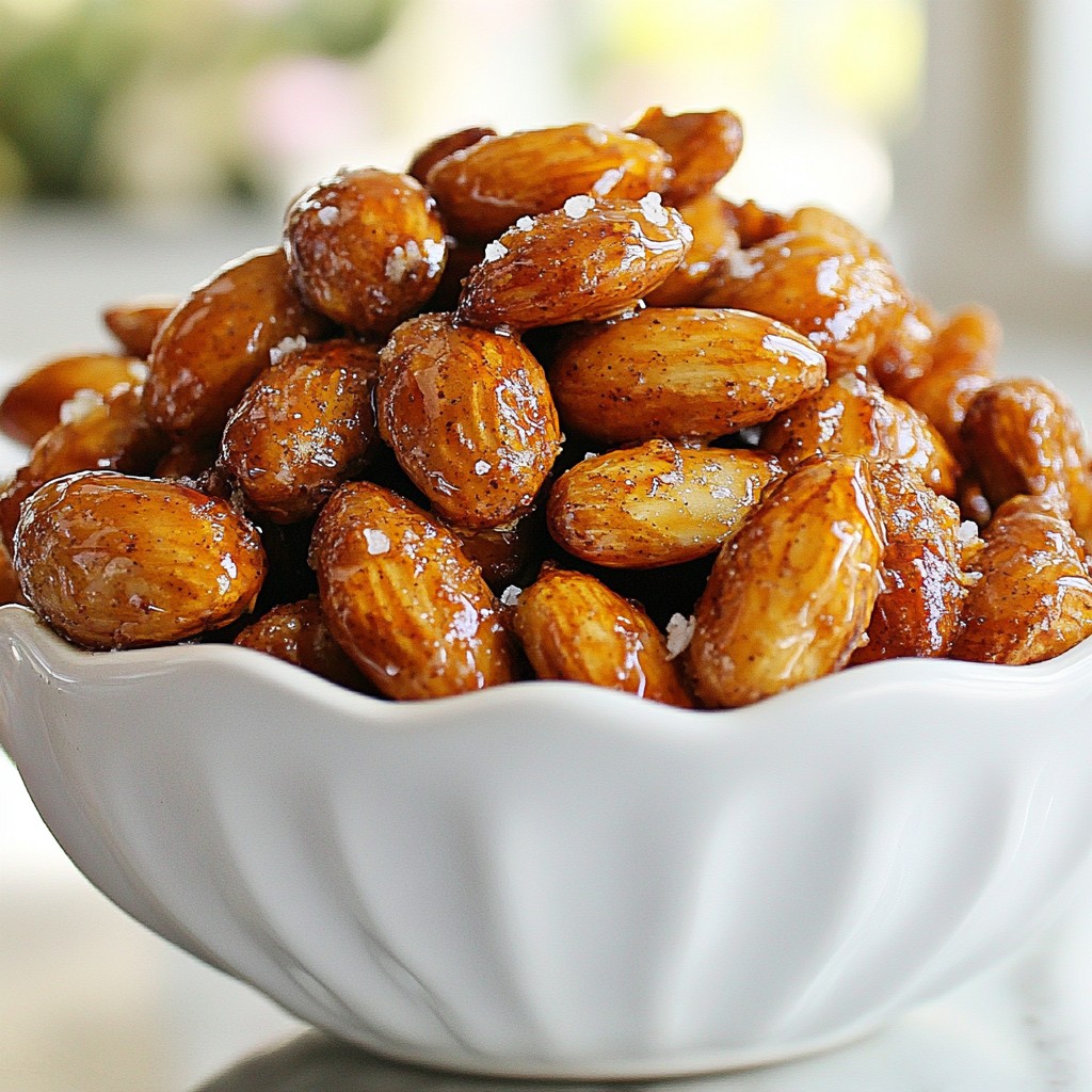 Maple Cinnamon Roasted Almonds Delightful Snack Recipe