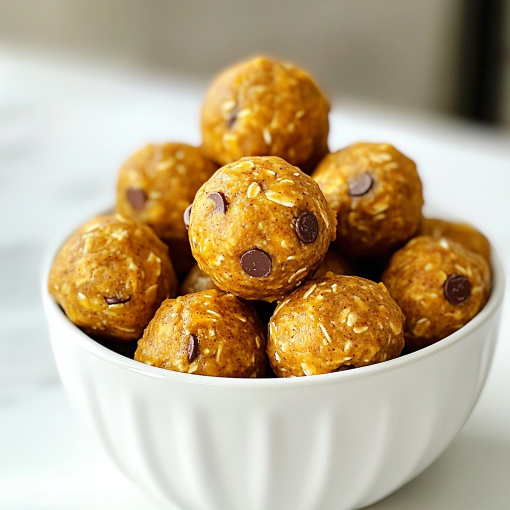 Pumpkin Spice Energy Bites Delicious and Easy Recipe