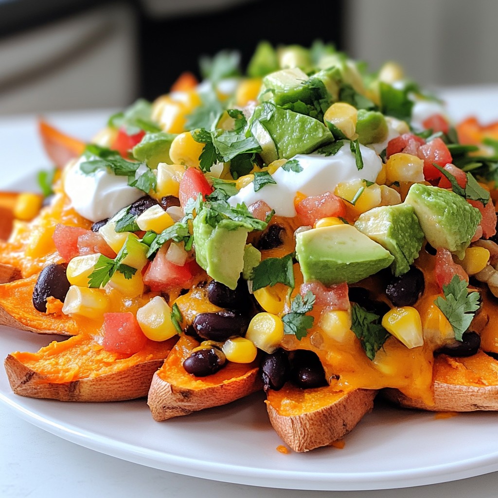 Loaded Sweet Potato Fries Flavorful and Fun Snack