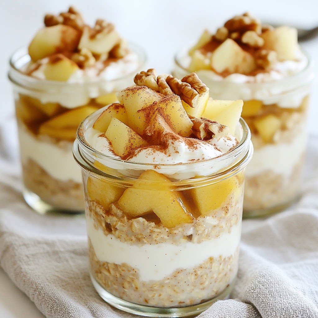 Apple Cinnamon Overnight Oats Healthy Breakfast Delight