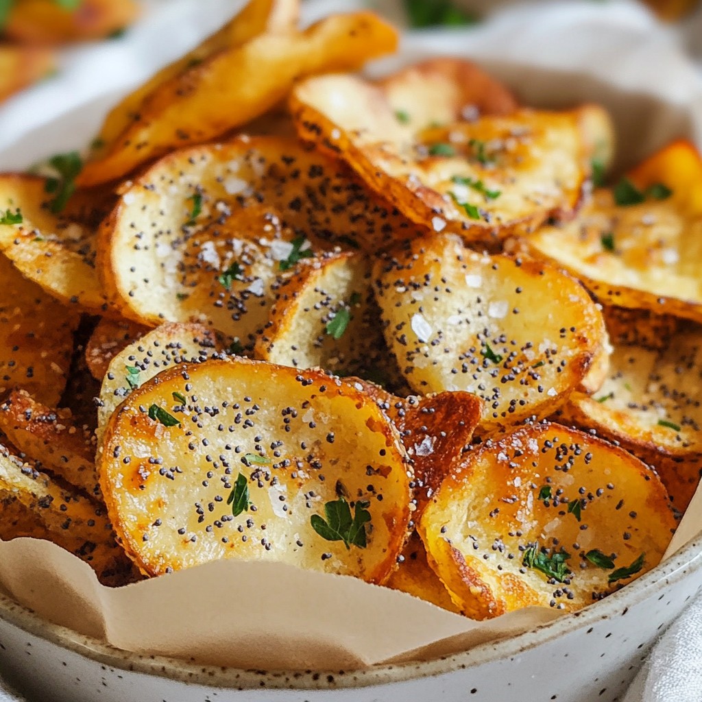 Air Fryer Everything Bagel Chips Crispy and Tasty Snack