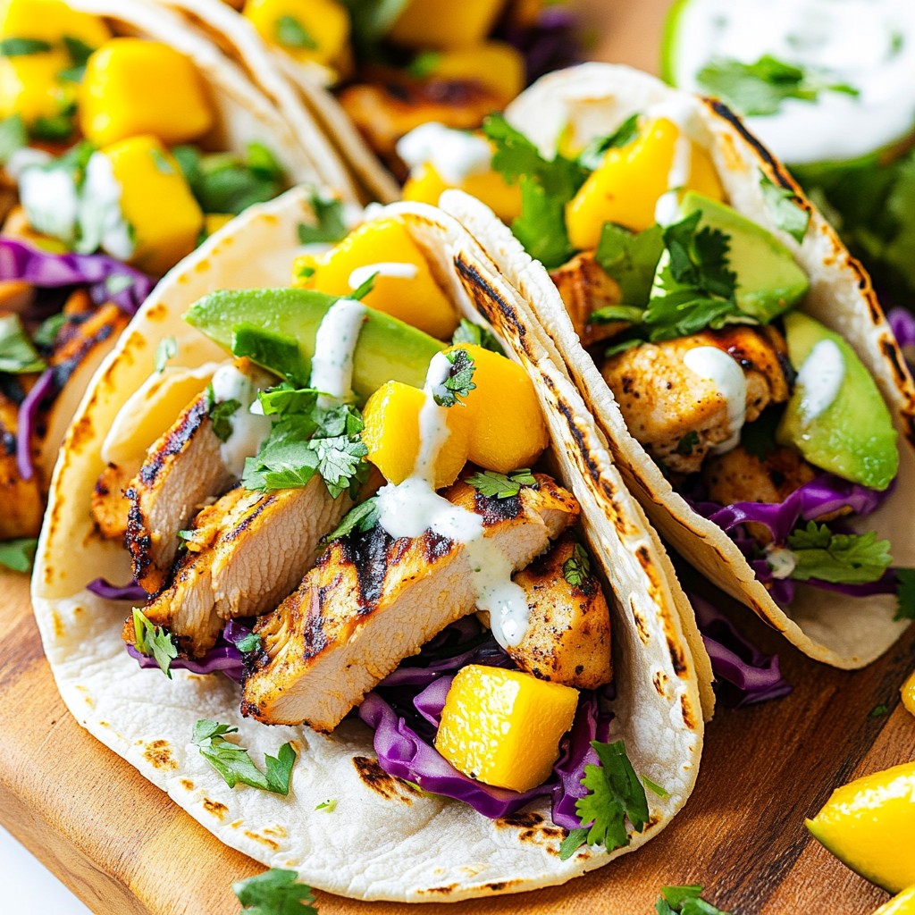 Caribbean Jerk Chicken Tacos Flavorful and Easy Recipe