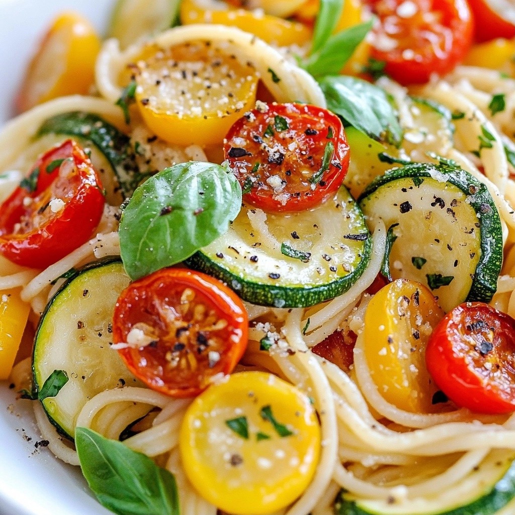 Whole Wheat Pasta with Roasted Vegetables Delight