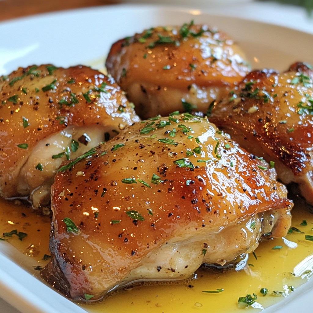 Maple Dijon Chicken Thighs Rich and Flavorful Recipe