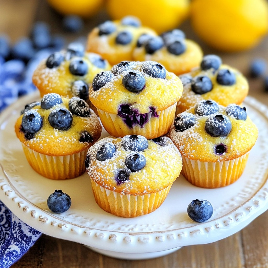 Lemon Blueberry Greek Yogurt Muffins Fresh and Tasty