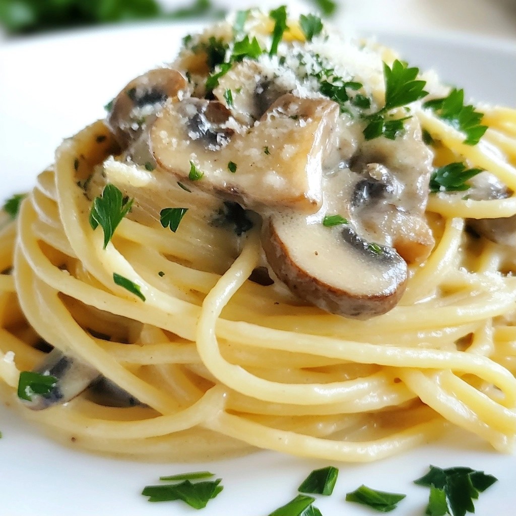 Savory Mushroom and Sage Spaghetti Delight Recipe