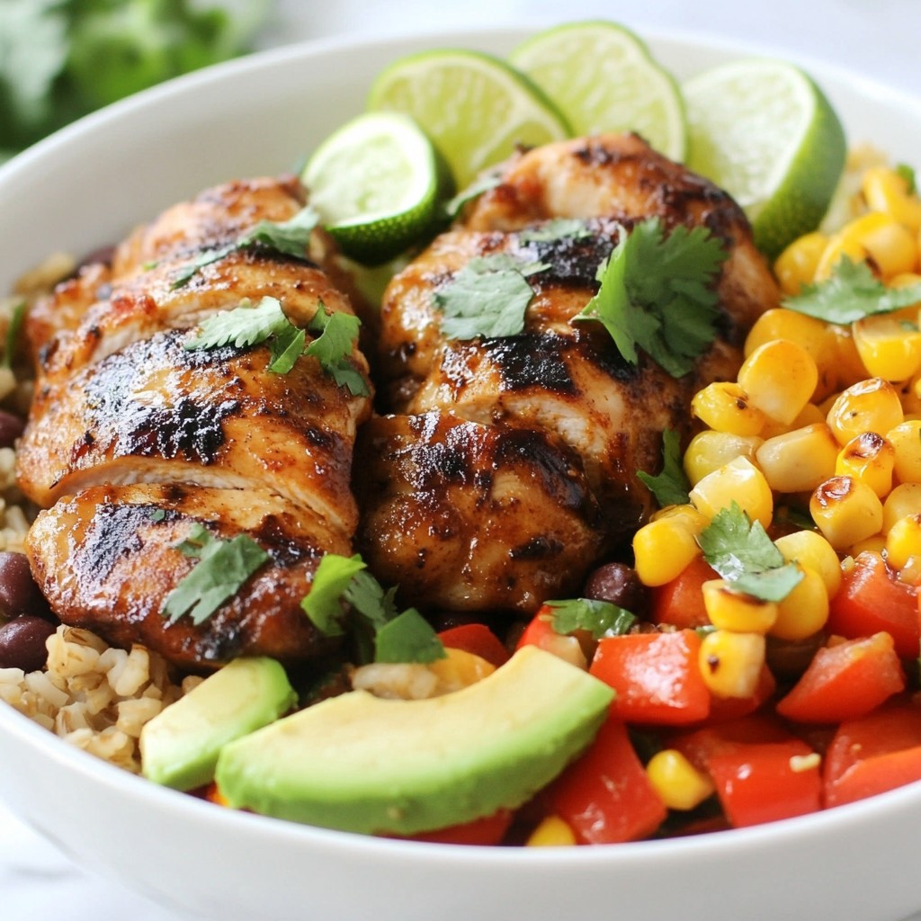 Caribbean Jerk Chicken Bowls Flavorful and Satisfying Meal