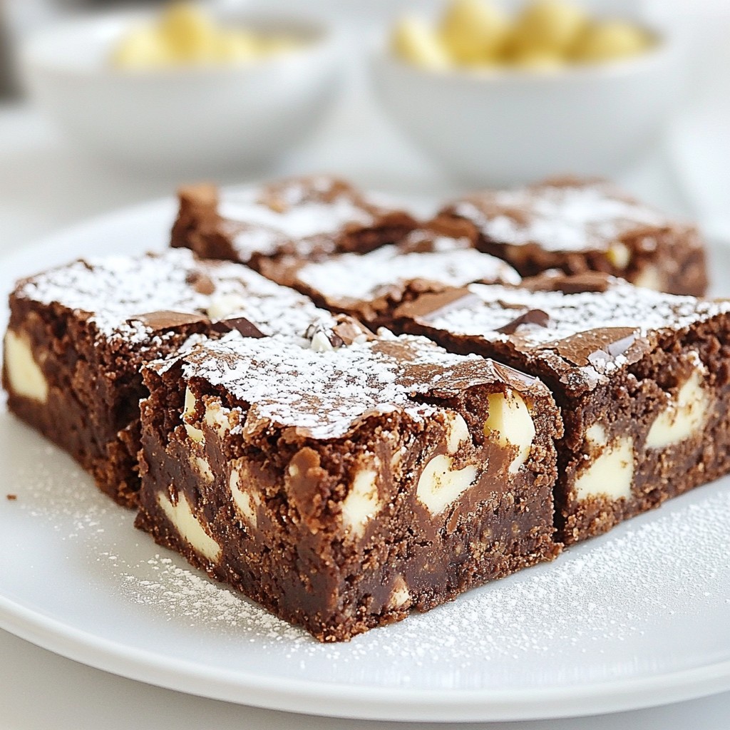 Triple Chocolate Fudge Brownies Rich and Decadent Treat