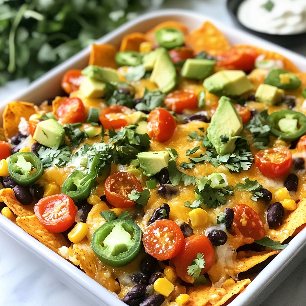 Loaded Sweet Potato Nachos Perfect for Game Day