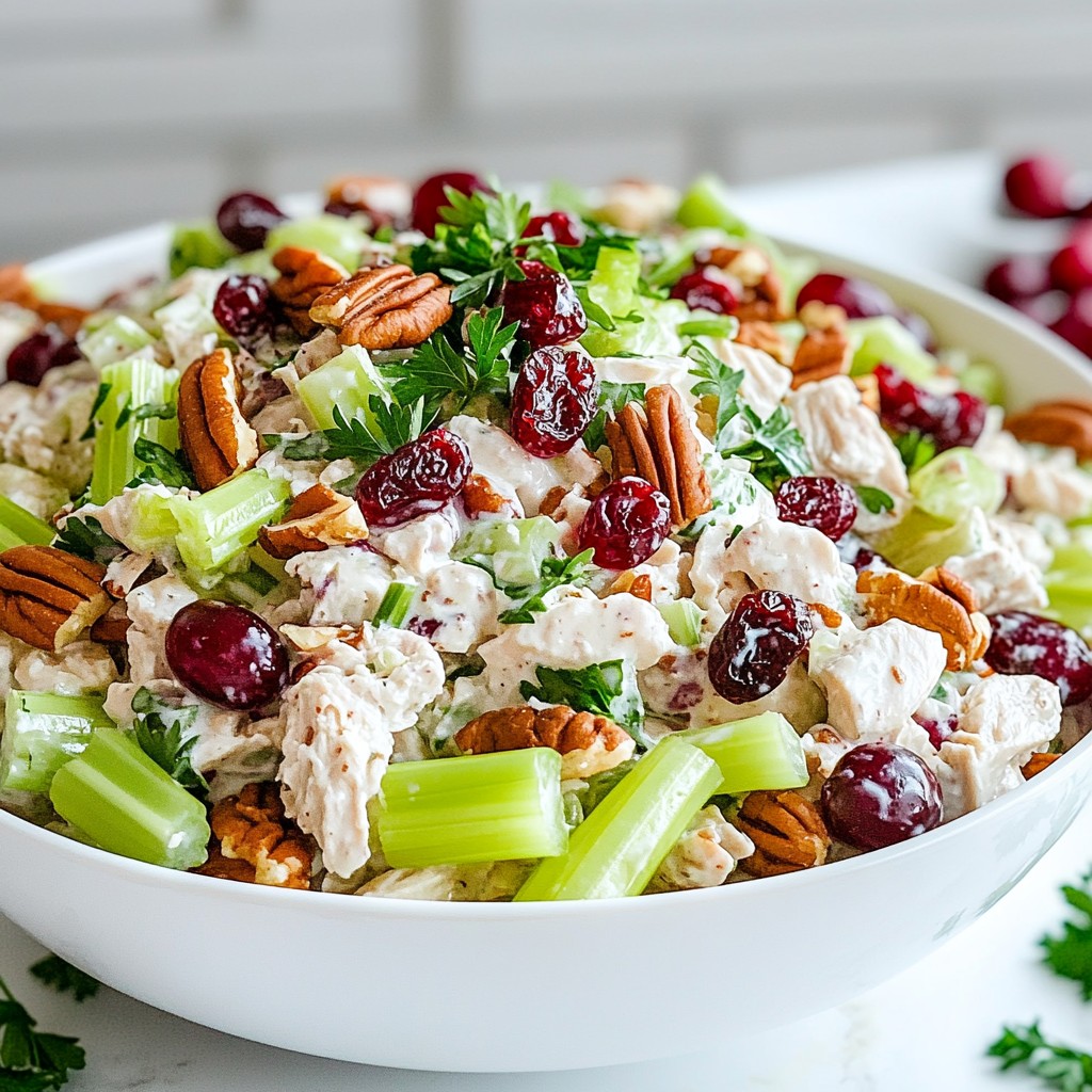 Cranberry Pecan Chicken Salad Refreshing and Simple