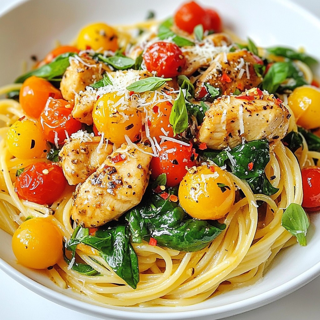 Quick Garlic Butter Chicken Pasta Toss Flavorful Delight