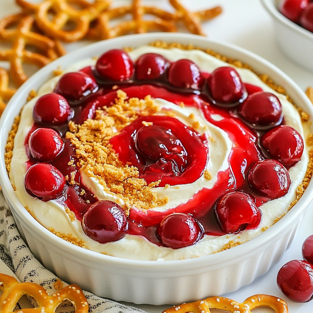 Cherry Cheesecake Dip Easy and Fun to Make