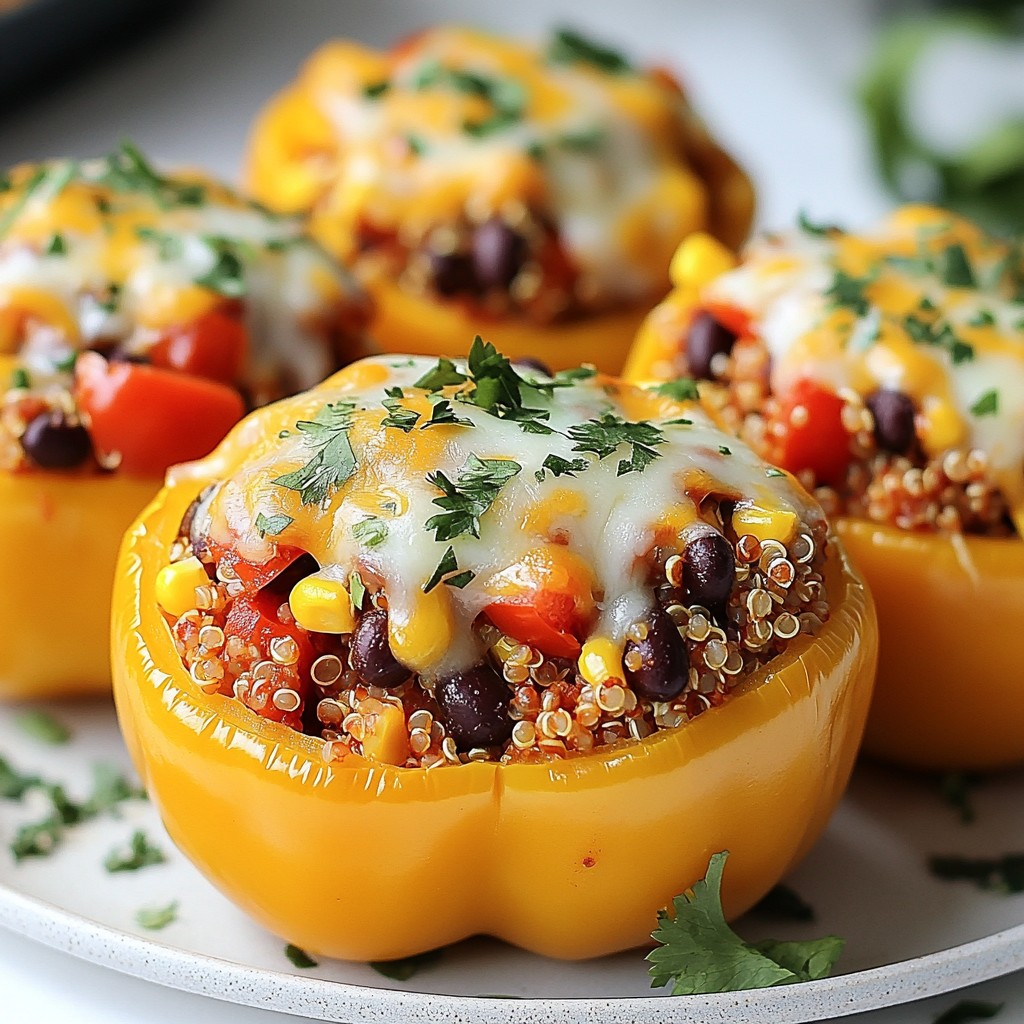 Air Fryer Stuffed Peppers Delicious Healthy Meal