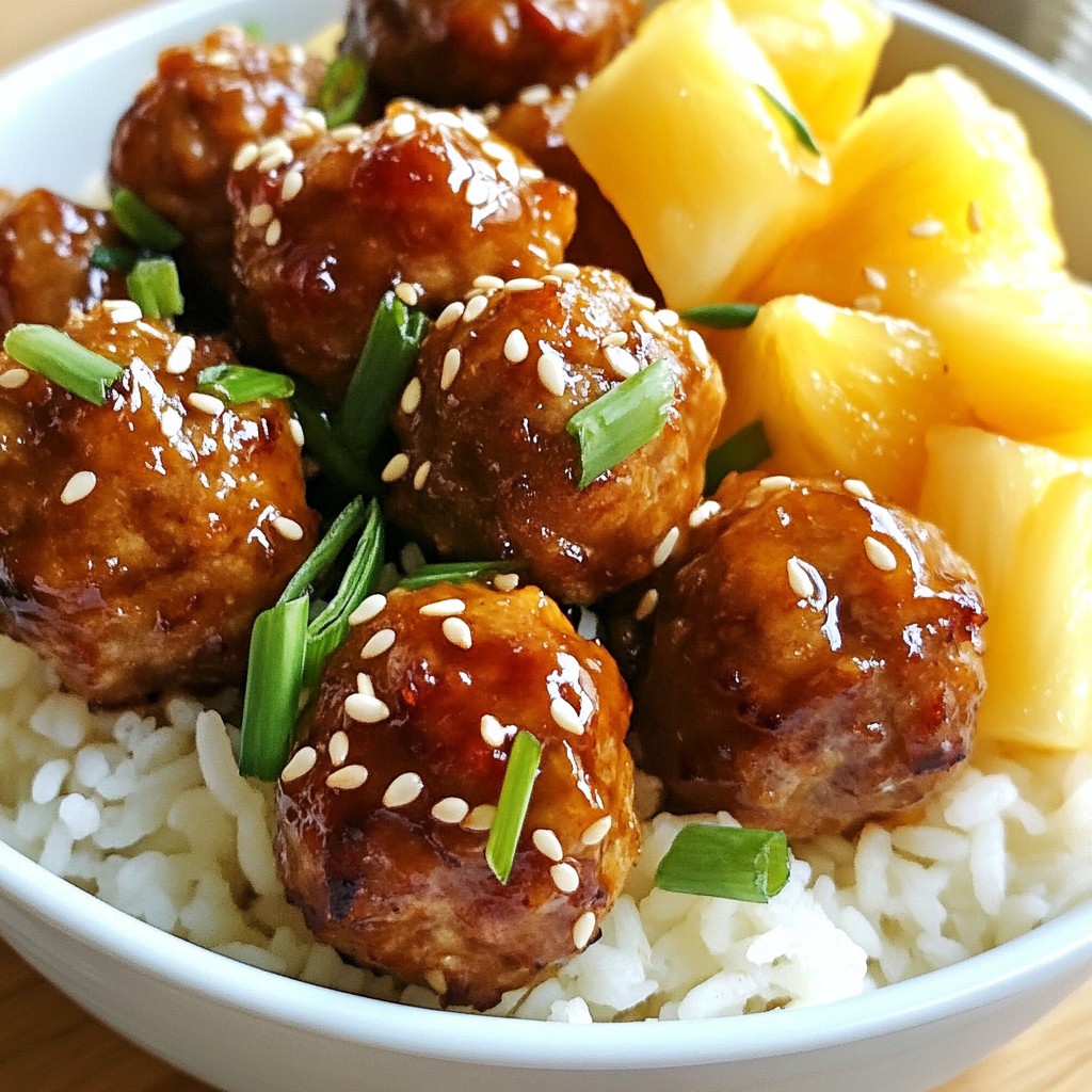 Pineapple Teriyaki Meatballs Flavorful and Simple Treat