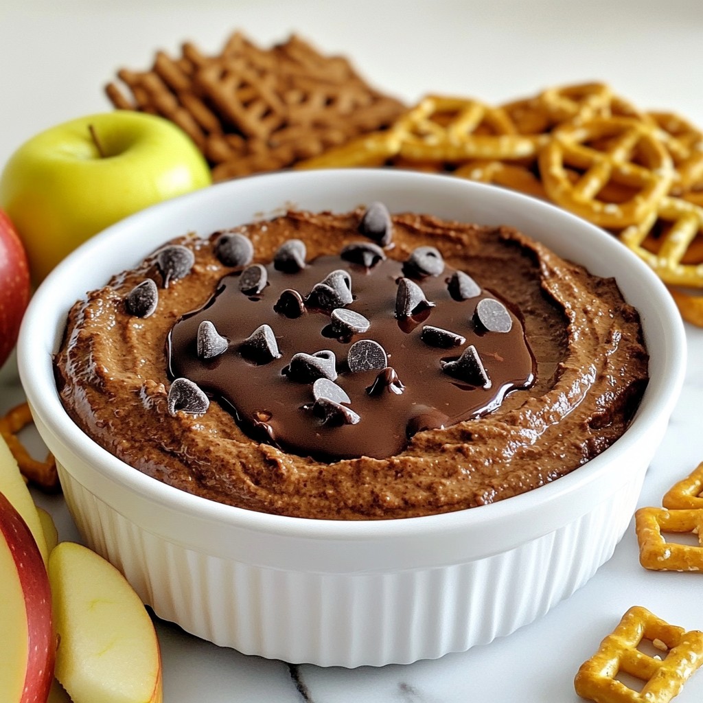 Brownie Batter Hummus Creamy and Decadent Delight