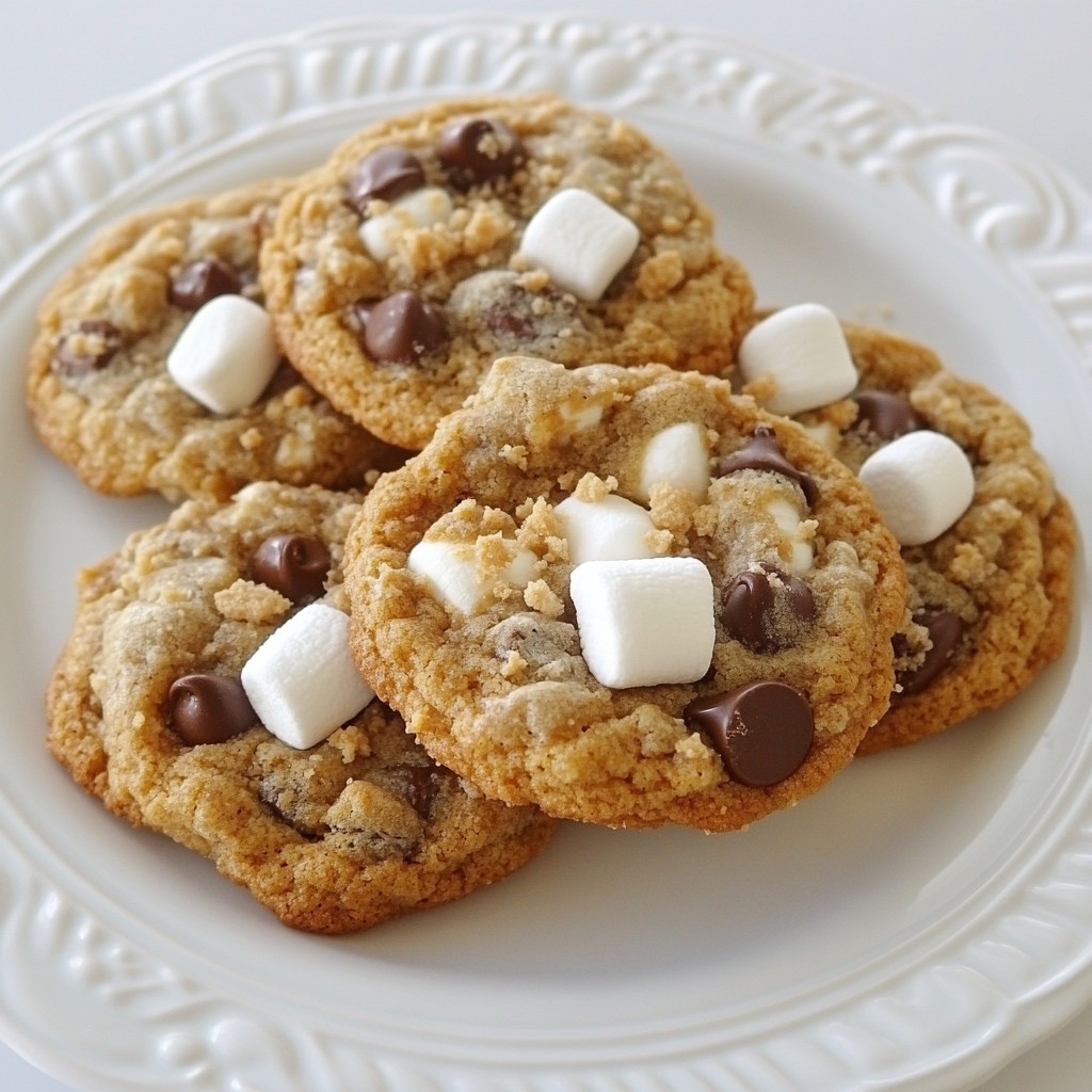 S’mores Chocolate Chip Cookies Irresistible Treats