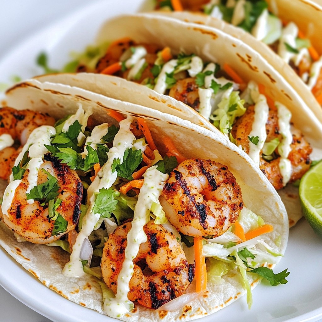 Cajun Shrimp Tacos with Slaw Flavorful and Fresh Meal