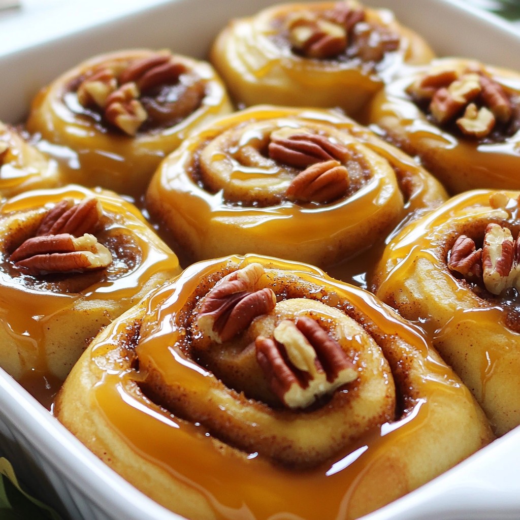 Caramel Pecan Cinnamon Rolls Irresistible Dessert Delight