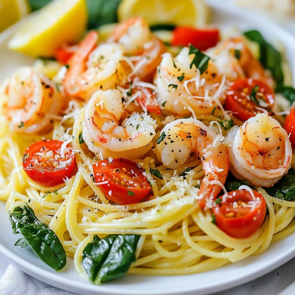 Zesty Italian Herb Shrimp Pasta Flavorful Delight