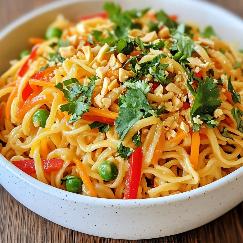 Spicy Thai Peanut Noodles Flavorful and Easy Recipe
