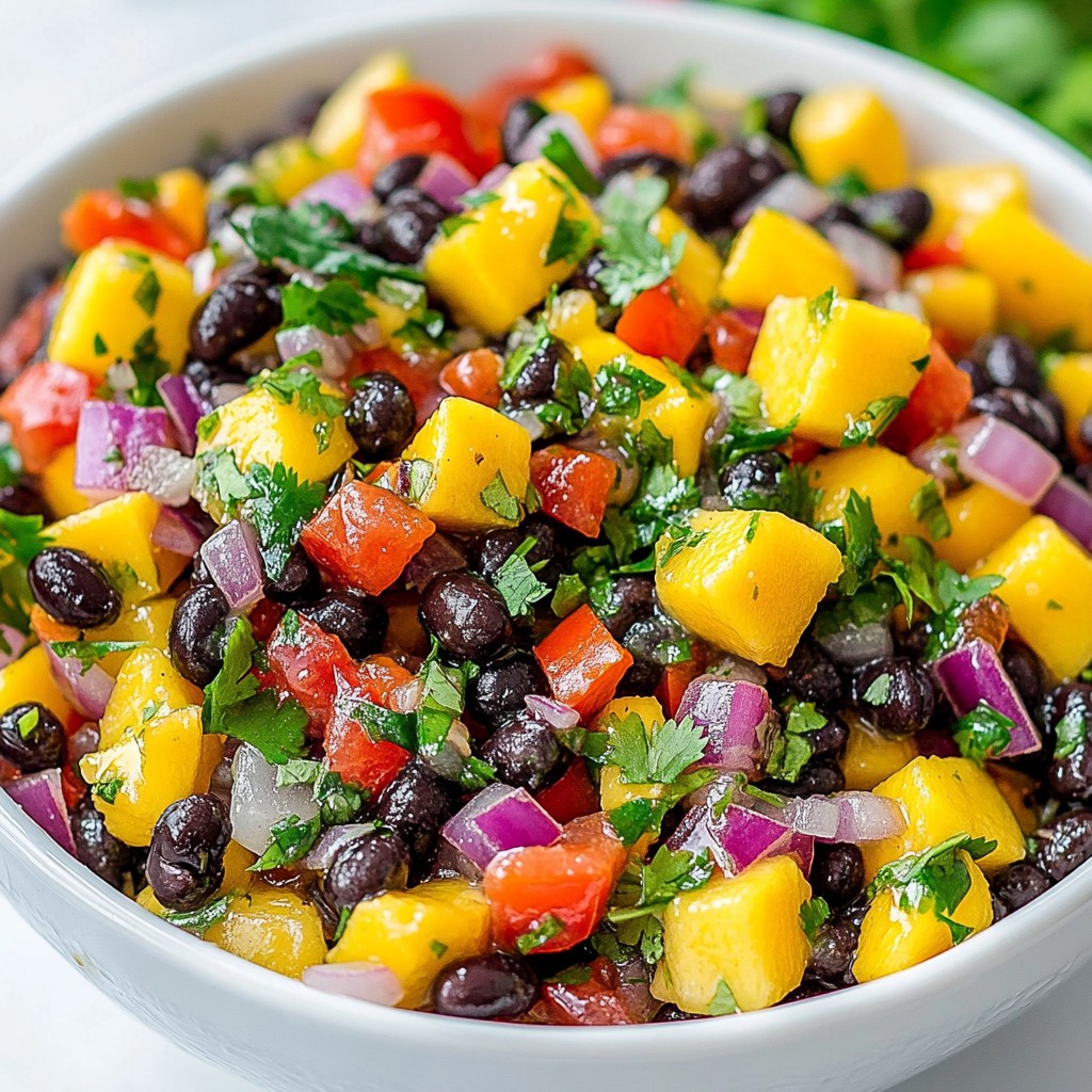 Mango Black Bean Salsa Fresh and Flavorful Recipe