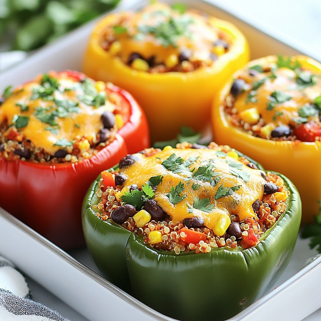 Tex Mex Stuffed Peppers Flavorful and Satisfying Meal