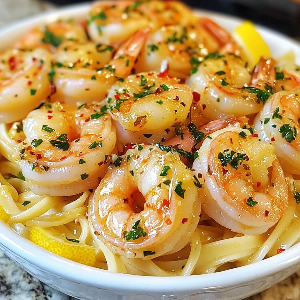 Garlic Butter Shrimp Scampi Simple and Flavorful Dish