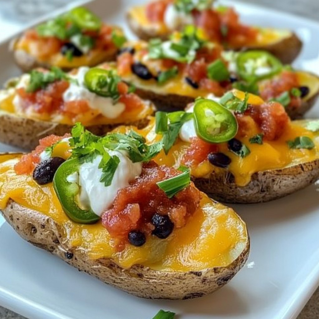 Loaded Nacho Potato Skins Flavorful and Easy Recipe