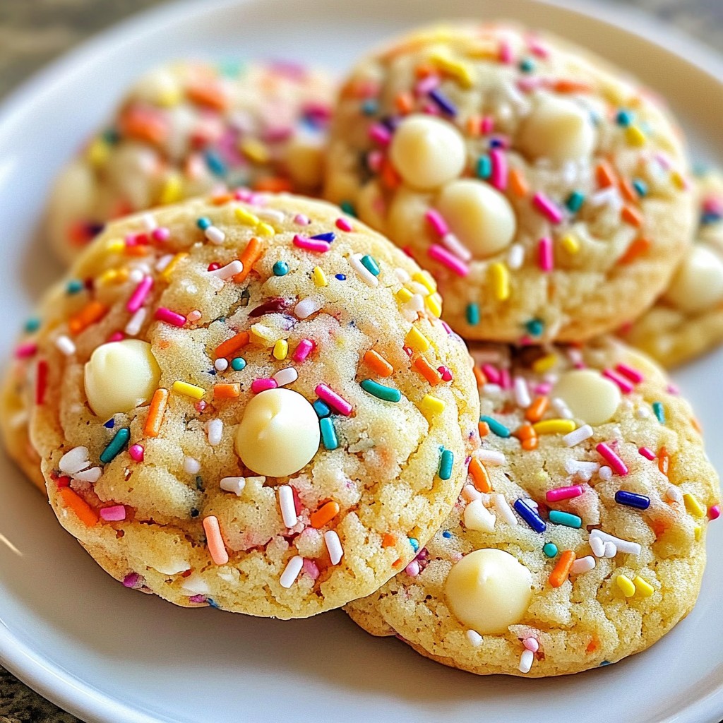 Funfetti Birthday Cake Cookies Festive and Fun Treat