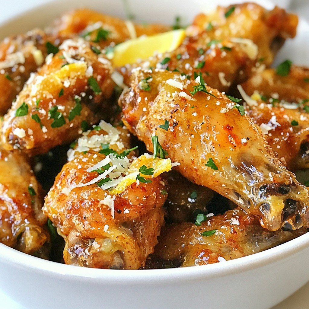Crispy Garlic Parmesan Wings Tasty and Simple Recipe