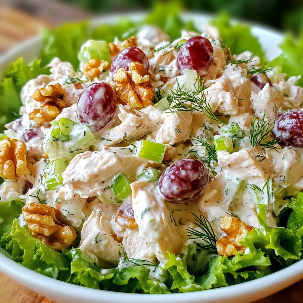 Greek Yogurt Chicken Salad Flavorful and Healthy Treat