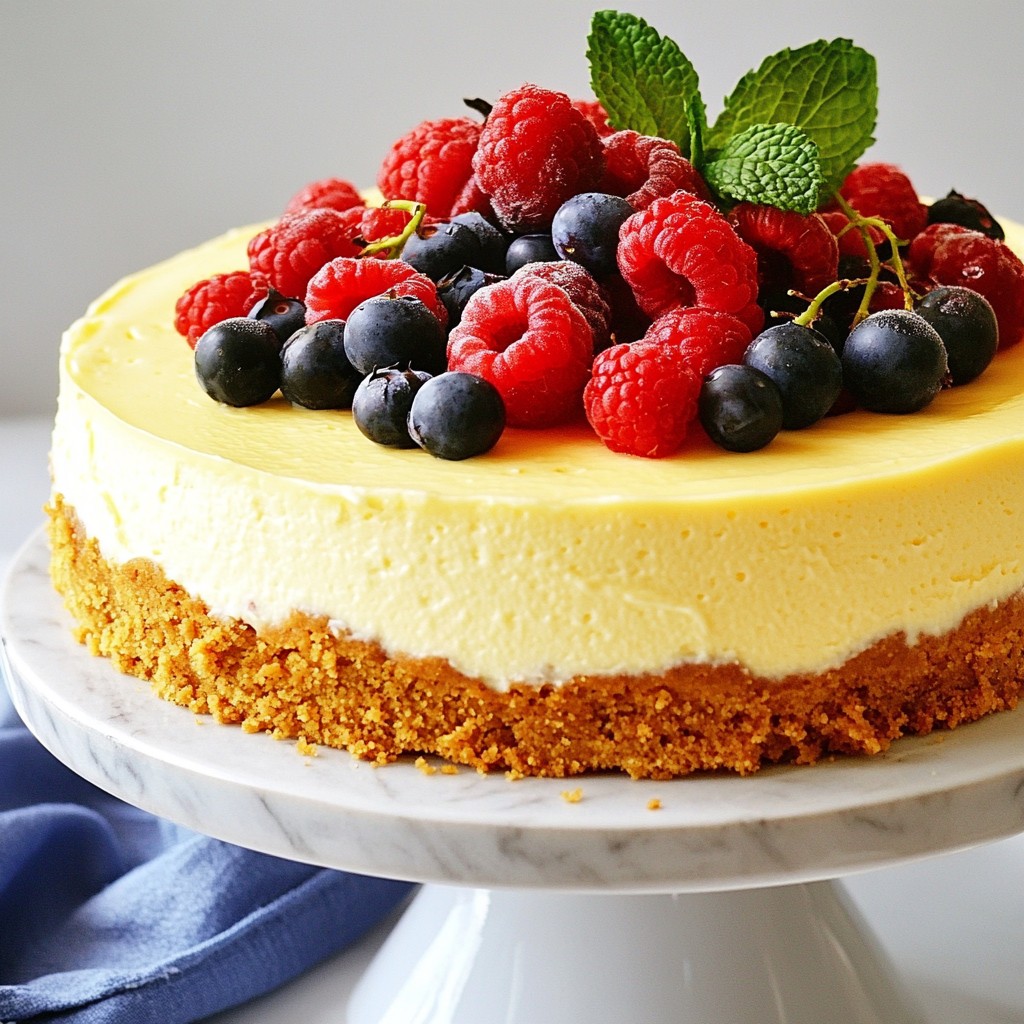 Classic Vanilla Bean Cheesecake Rich and Creamy Delight