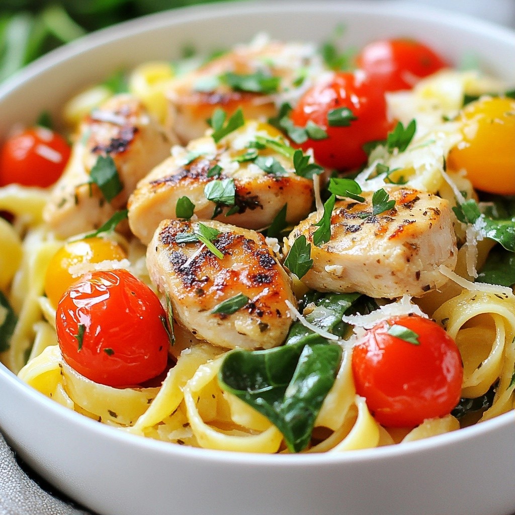 One-Pot Italian Herb Chicken Noodles Delight