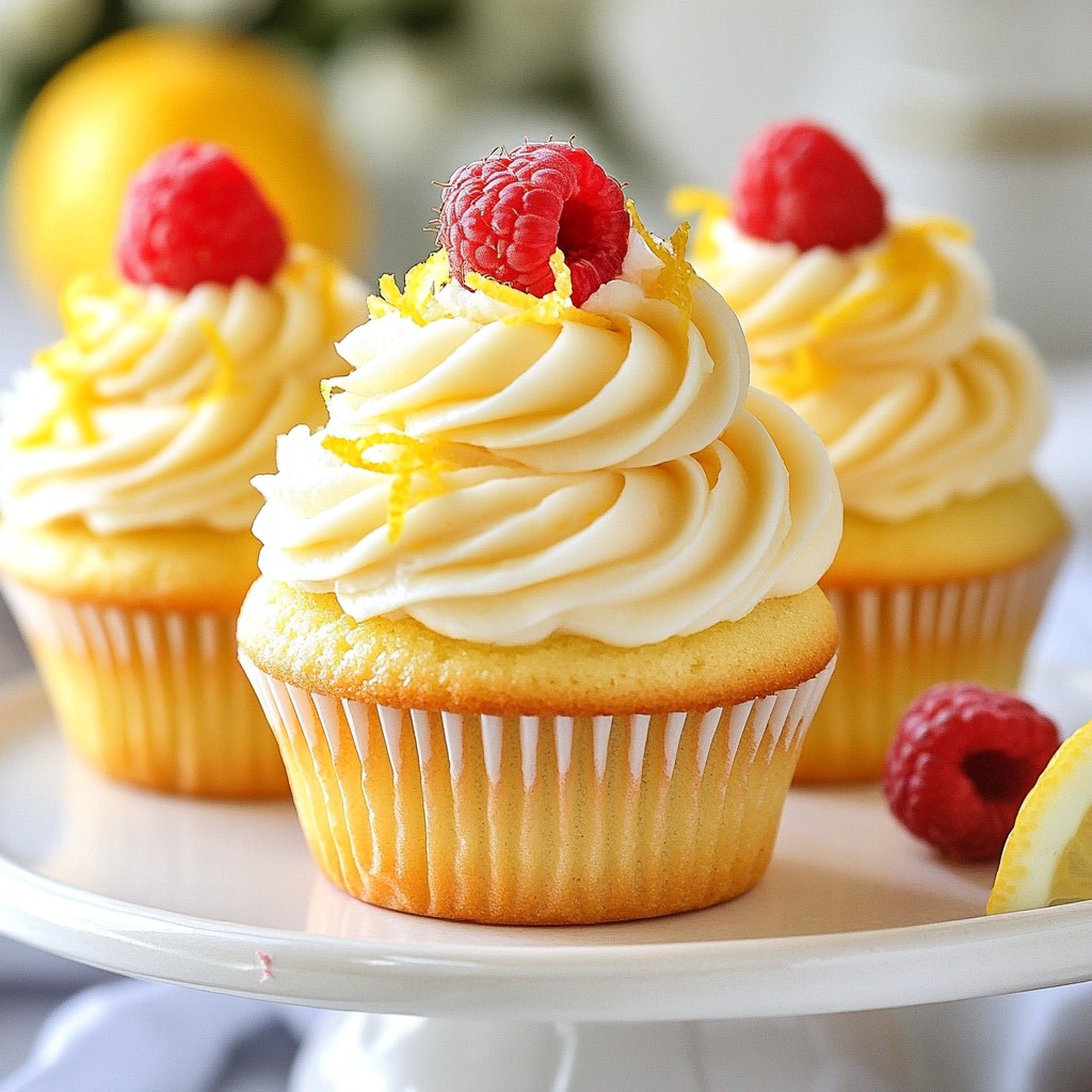 Raspberry Lemonade Cupcakes Tasty and Refreshing Treat