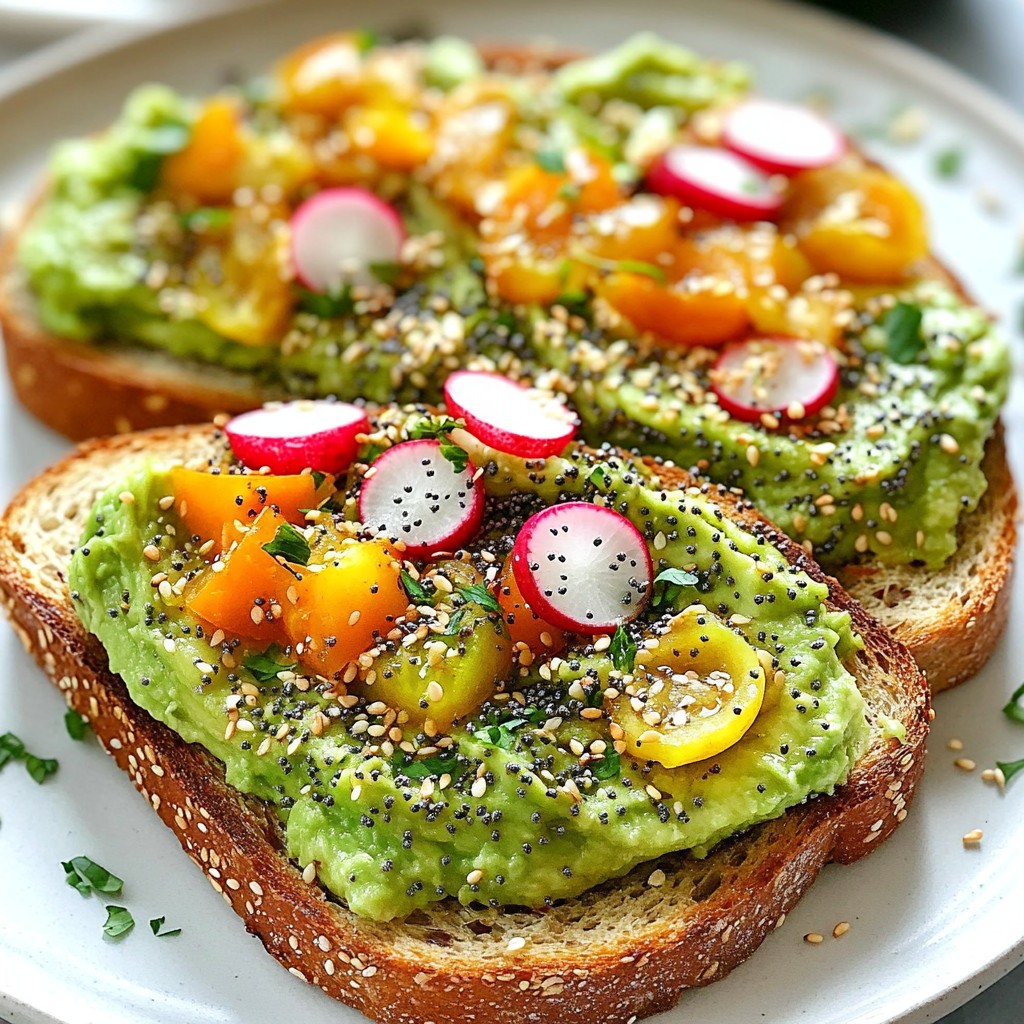 Everything Bagel Avocado Toast Healthy and Simple Recipe