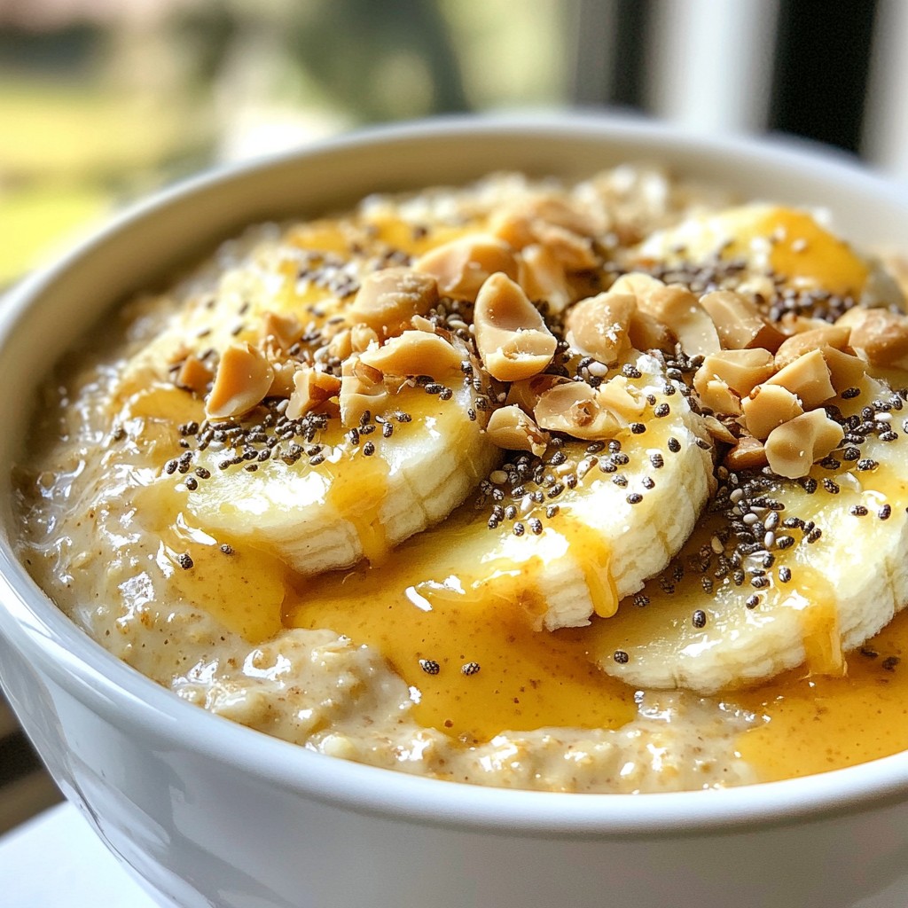 Peanut Butter Banana Overnight Oats Simple Recipe