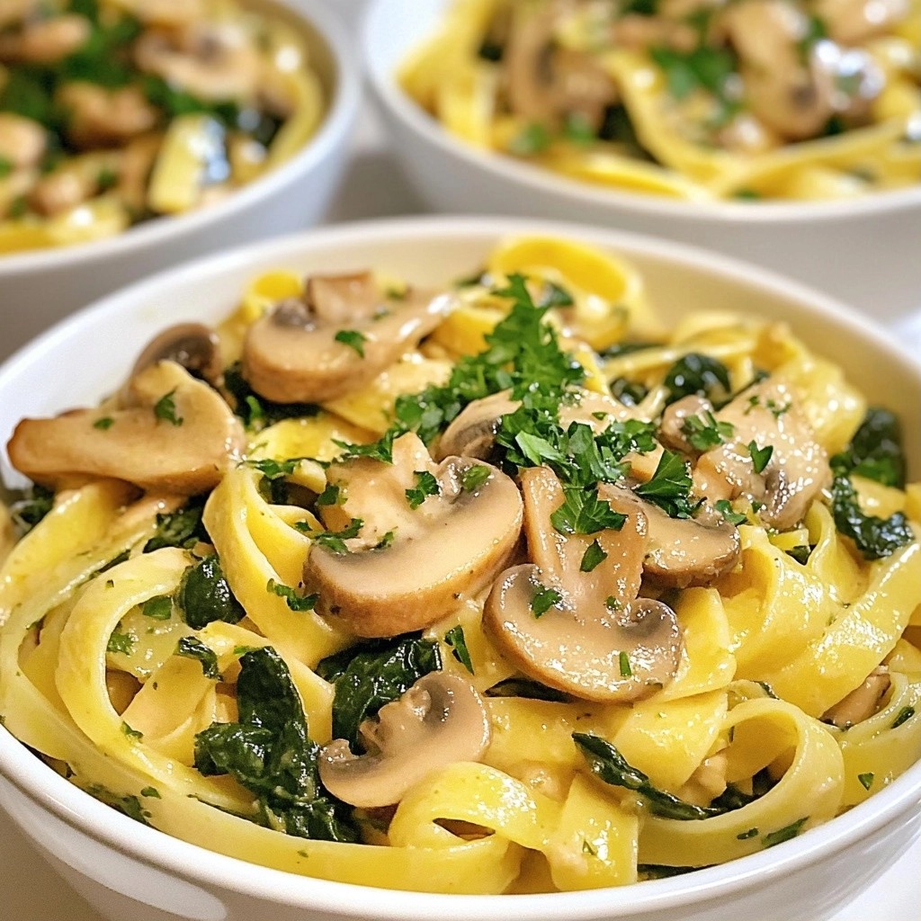 Savory Herb Chicken Mushroom Pasta Flavorful Delight