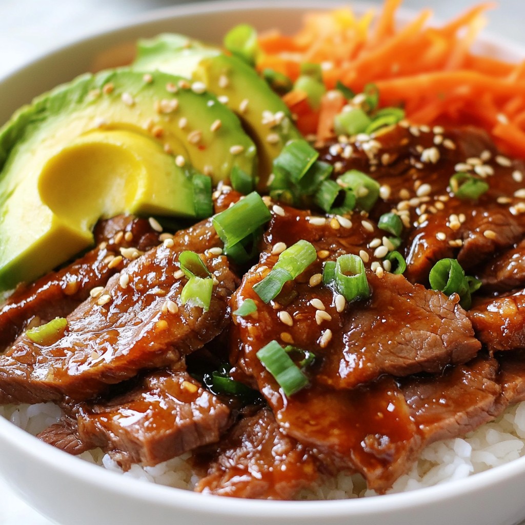 Korean BBQ Beef Bowls Flavorful and Easy Recipe