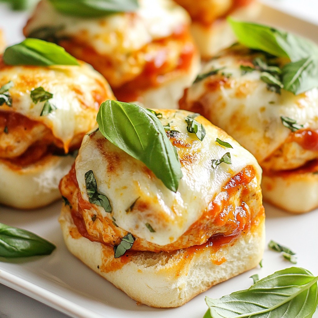 Easy Chicken Parmesan Sliders Tasty and Simple Recipe